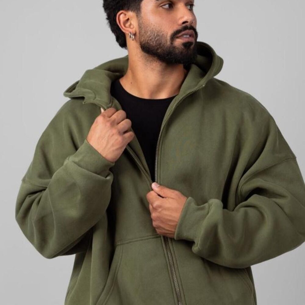 Comfrt Women's Blue and Grey Hoodie